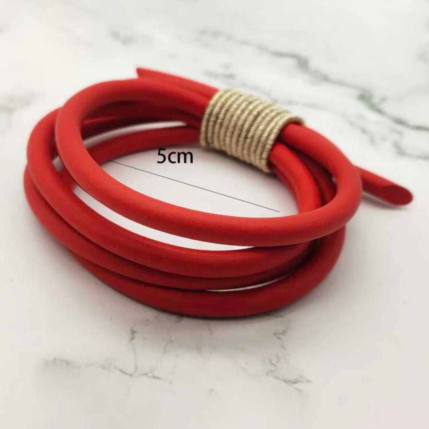 Red silicon bracelet