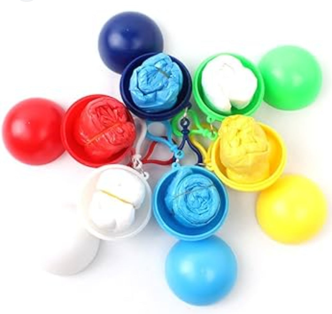 PORTABLE KEYCHAIN BALL RAINCOAT