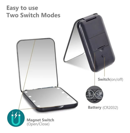 LED COMPACT MIRROR