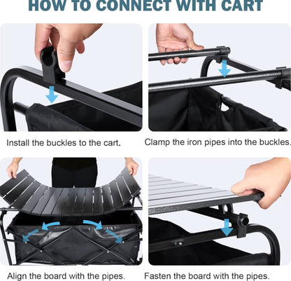 FOLDABLE TOP PLATE FOR WAGON