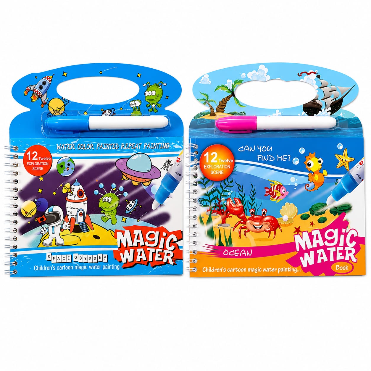 MAGIC WATER COLORING BOOK