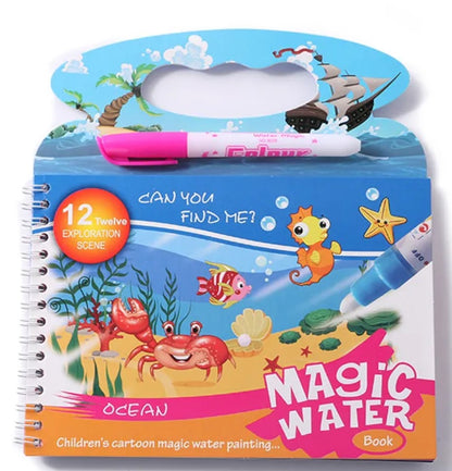 MAGIC WATER COLORING BOOK