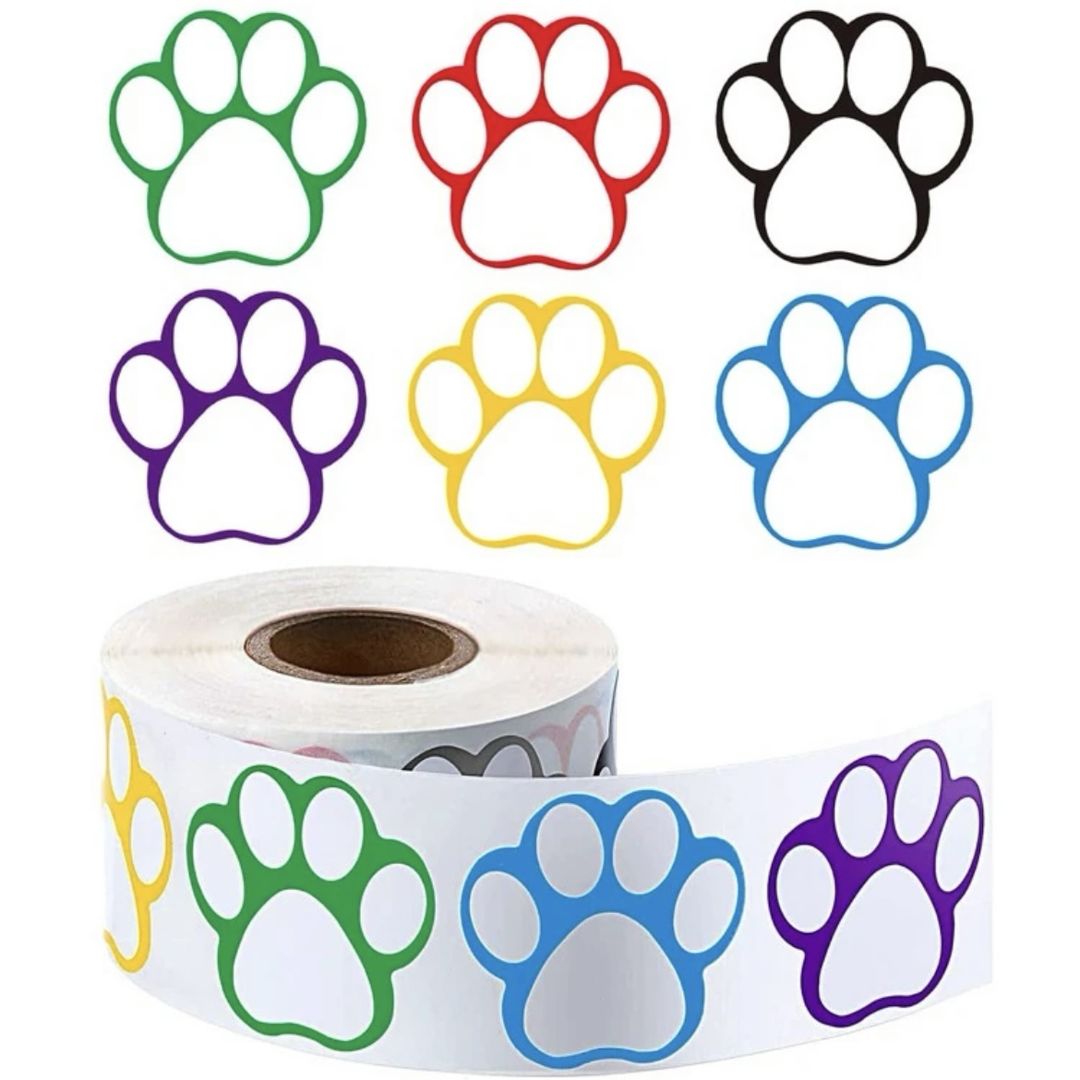 STICKERS ROLL - PAW