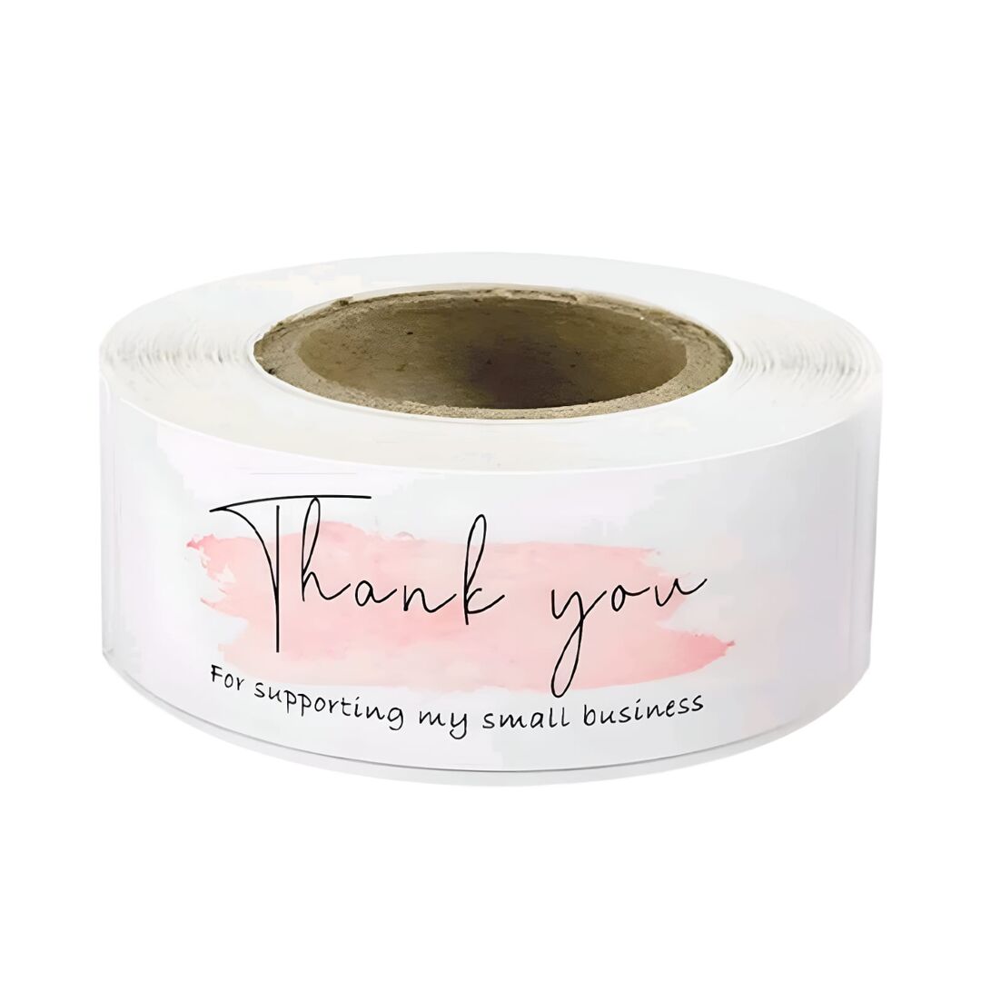 ROLL STICKERS - "thank you for your order"