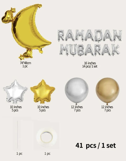 BALLOON - RAMADAN MUBARAK SET