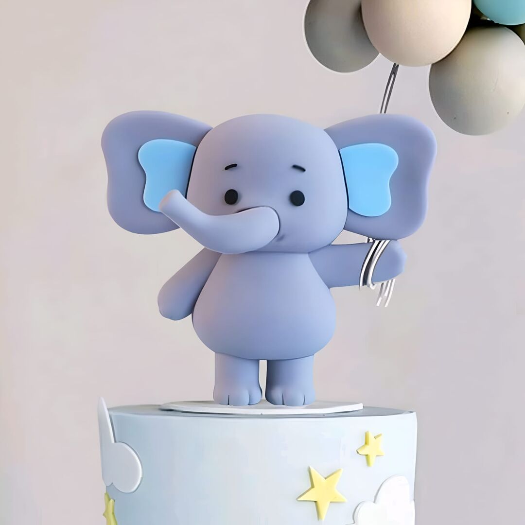 CAKE TOPPER - ELEPHANT