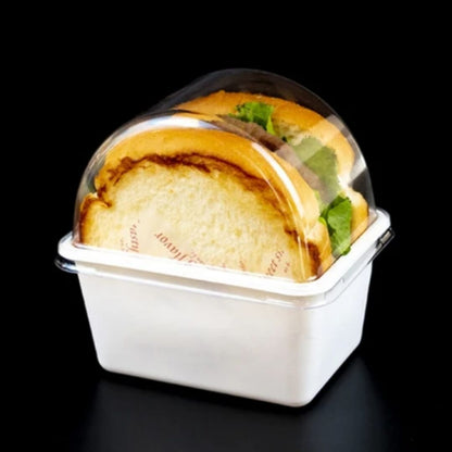 SANDWICH BOX WITH CLEAR COVER
