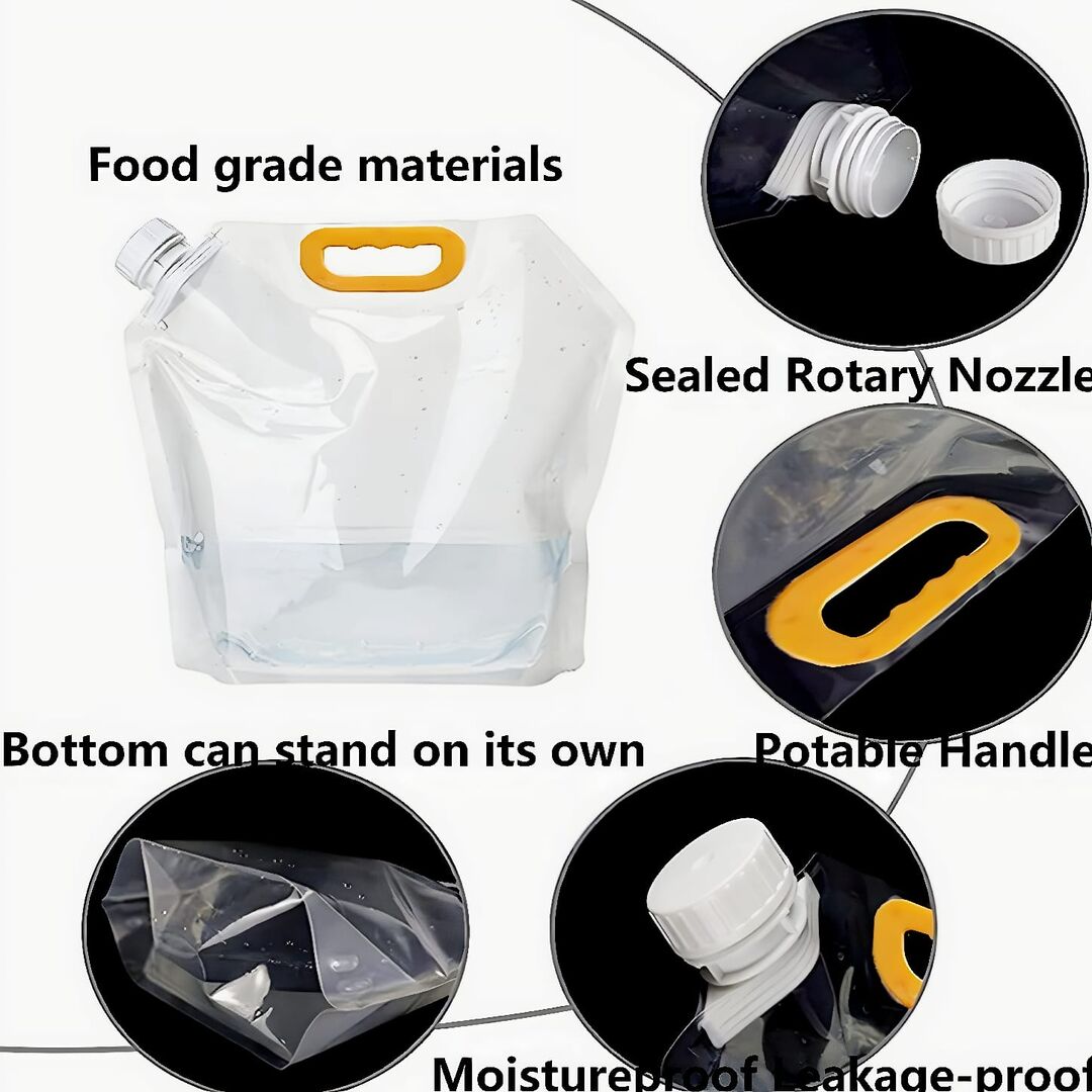 حقيبة تخزين الطعام الشفافة