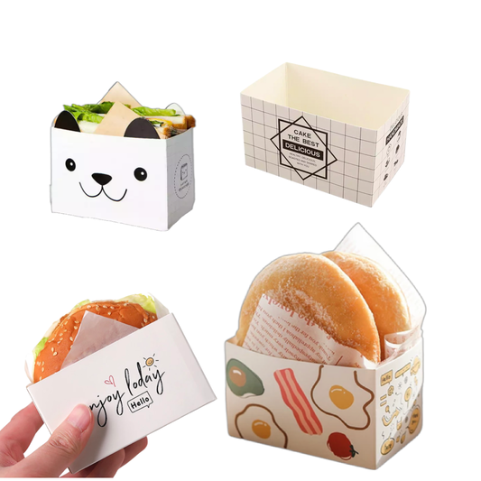 THICK PAPER BOX FOR SANDWICHES