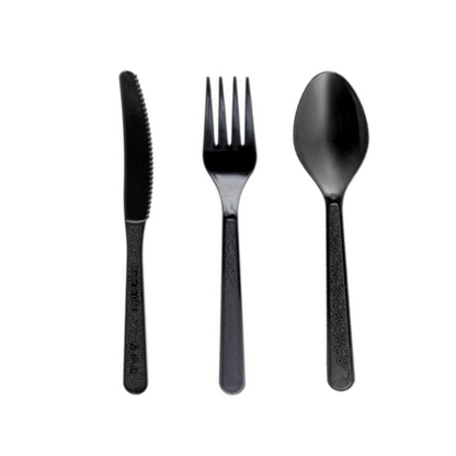 أدوات المائدة - أسود