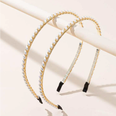 1 piece Pearl chain headband