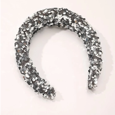Silver headband