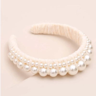 Faux Pearl headband