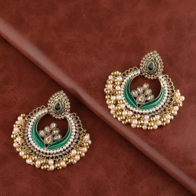 Pearl earrings- Indian style