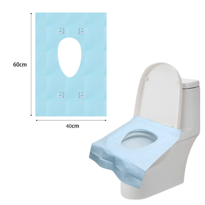 TOILET SEAT COVER WITH STICKERS