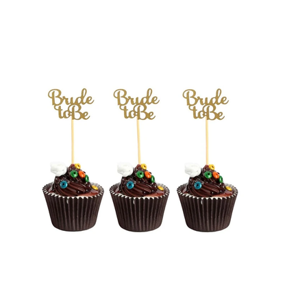 CAKE TOPPER - "BRIDE TO BE"