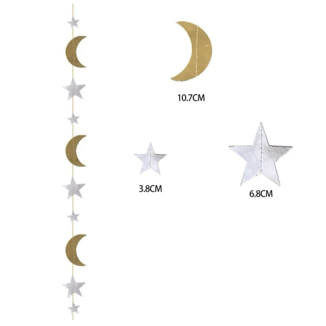 PULL FLAG - MOON & STAR