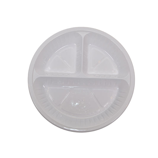 DIVIDED PLASTIC ROUND PLATE