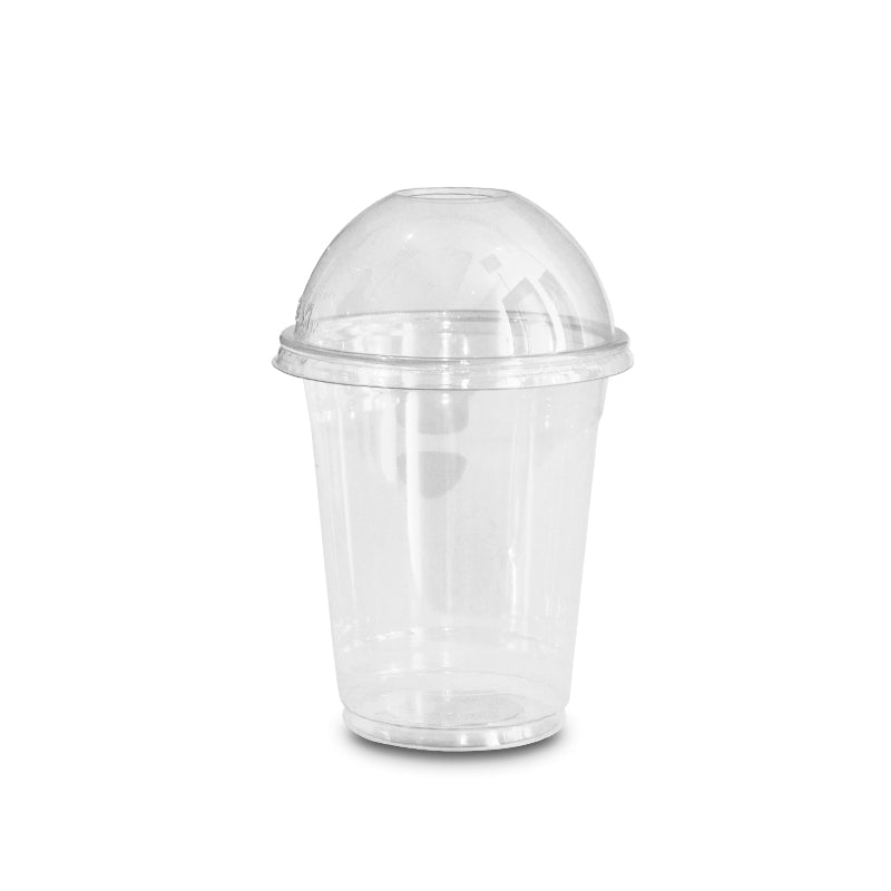 PLASTIC CLEAR CUP - DOME LIDS