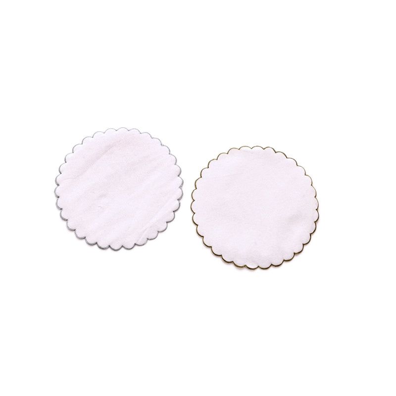 WHITE PAPER COASTERS CUP