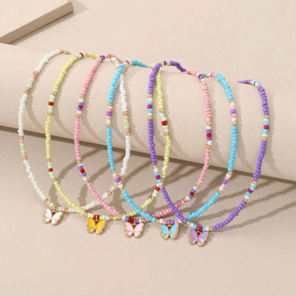 1 piece colorful beads necklace