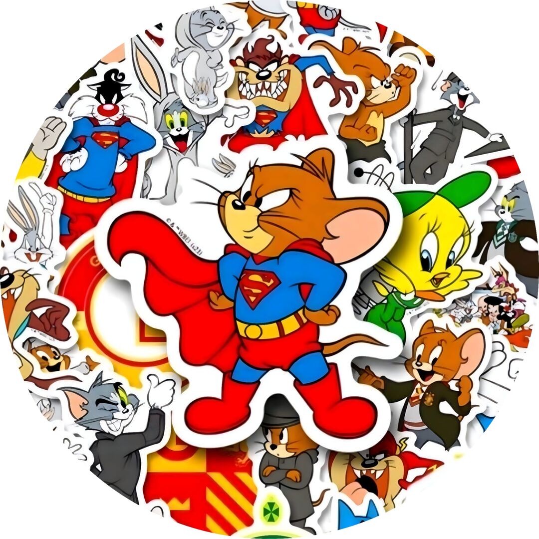 STICKERS- TOM AND JERRY